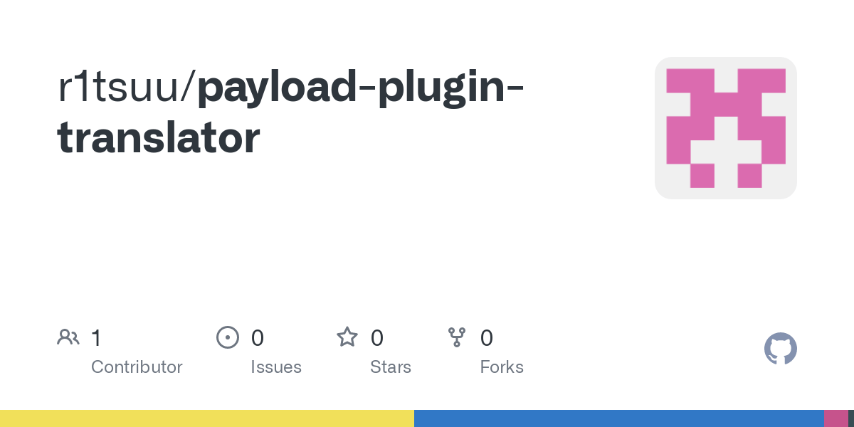 GitHub - r1tsuu/payload-plugin-translator cover image