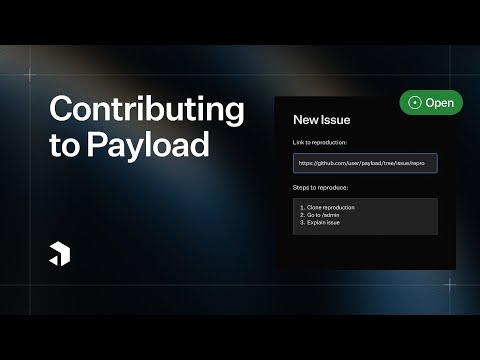 How to Contribute to Payload on GitHub