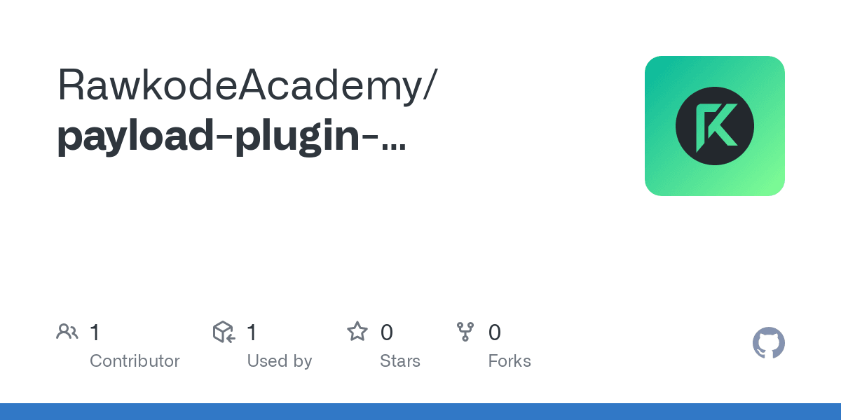 GitHub - RawkodeAcademy/payload-plugin-cloudflare-images cover image