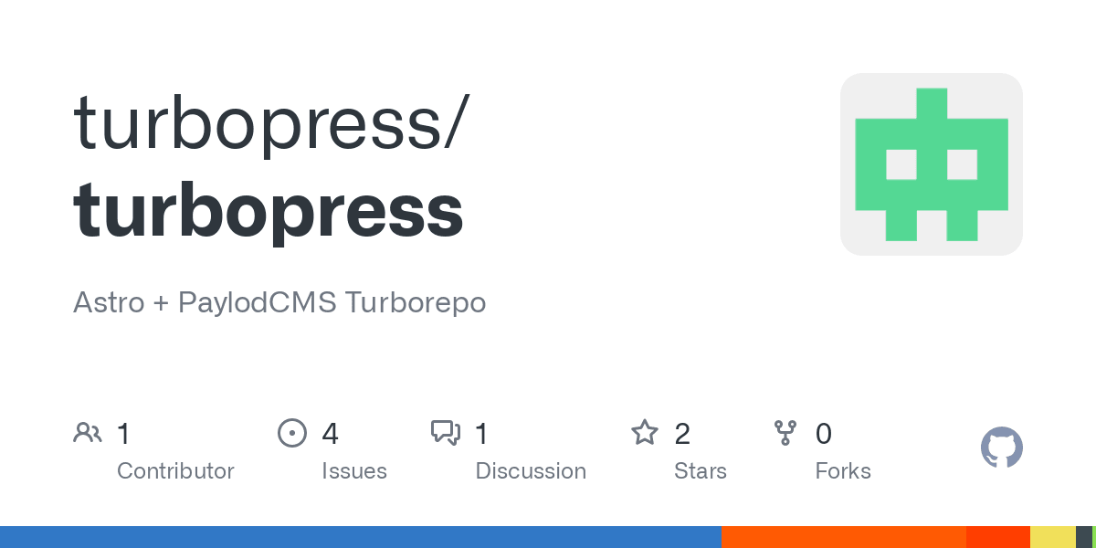 GitHub - turbopress/turbopress: Astro + PaylodCMS Turborepo cover image