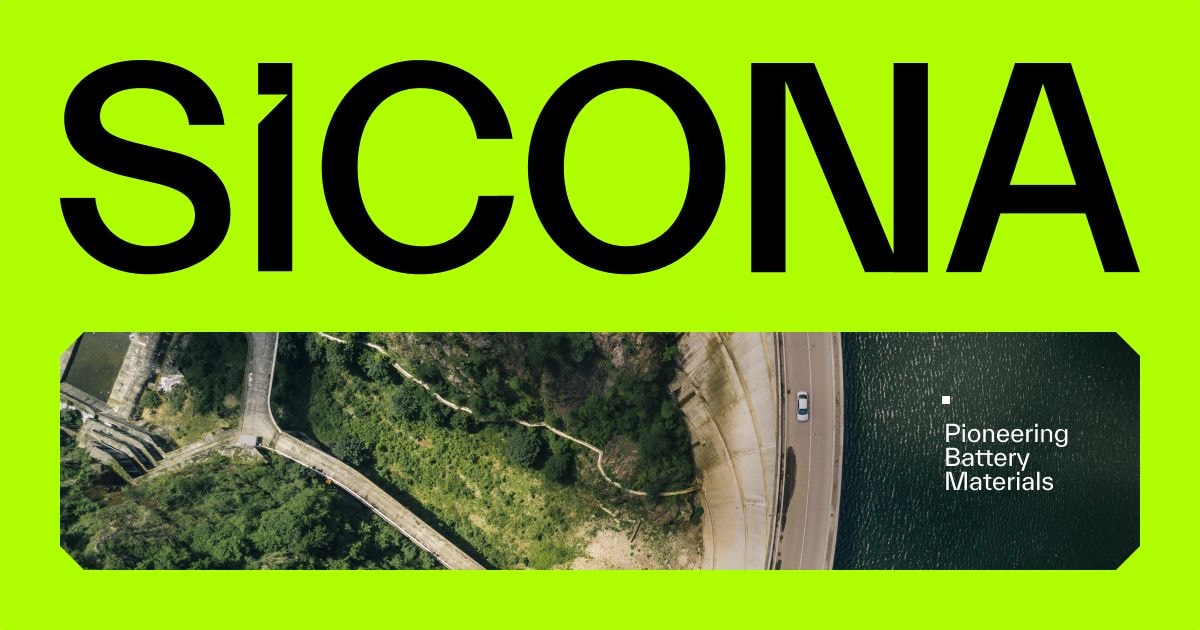Sicona | Pioneering Battery Materials for the future cover image