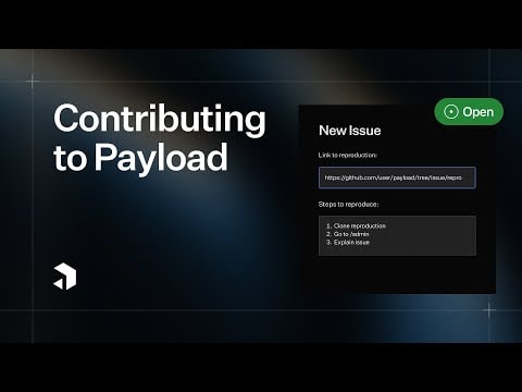 How to Contribute to Payload on GitHub