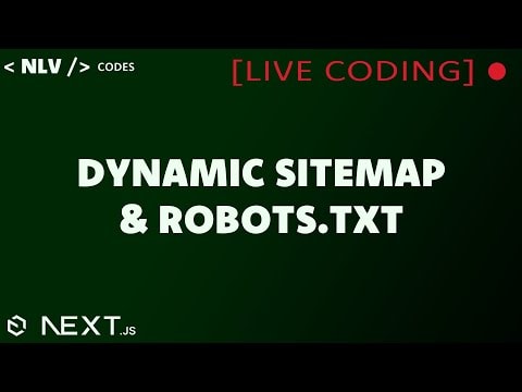 Dynamic Sitemap and Robots.txt for Next.js + Payload CMS [LIVE CODING]