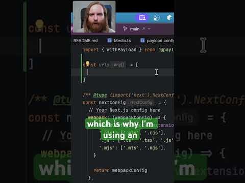 Simplify Next.js Configuration with Wildcards in Payload CMS