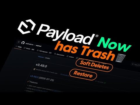 Feature Review - Soft Delete in #payloadcms - Payload has Trash!