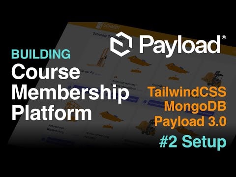 Setting Up MongoDB and TailwindCSS for a Course Membership Platform with Payload 3.0, Next.js 15, and TypeScript