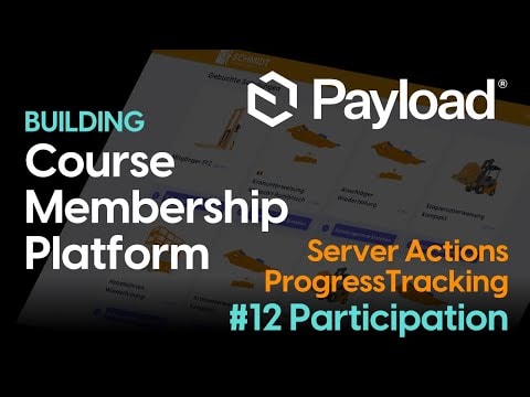 Participating in a Course: Platform with Payload 3.0, Next.js 15 and TypeScript