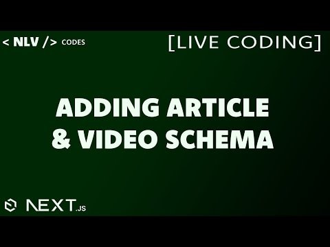Adding Article & Video Schema for SEO in Payload CMS