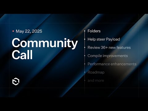 Payload CMS Update: Folders Demo and Compile Time Improvements