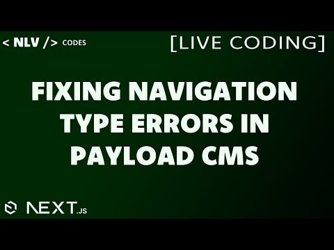 Debugging Navigation Type Errors in Payload CMS and Next.js